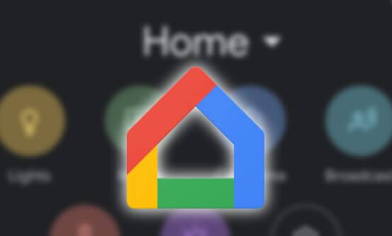 Dark mode google home app